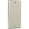 ELPA New Metal Plate Blank Wiring Outlet Cover Large Type PL-S00H