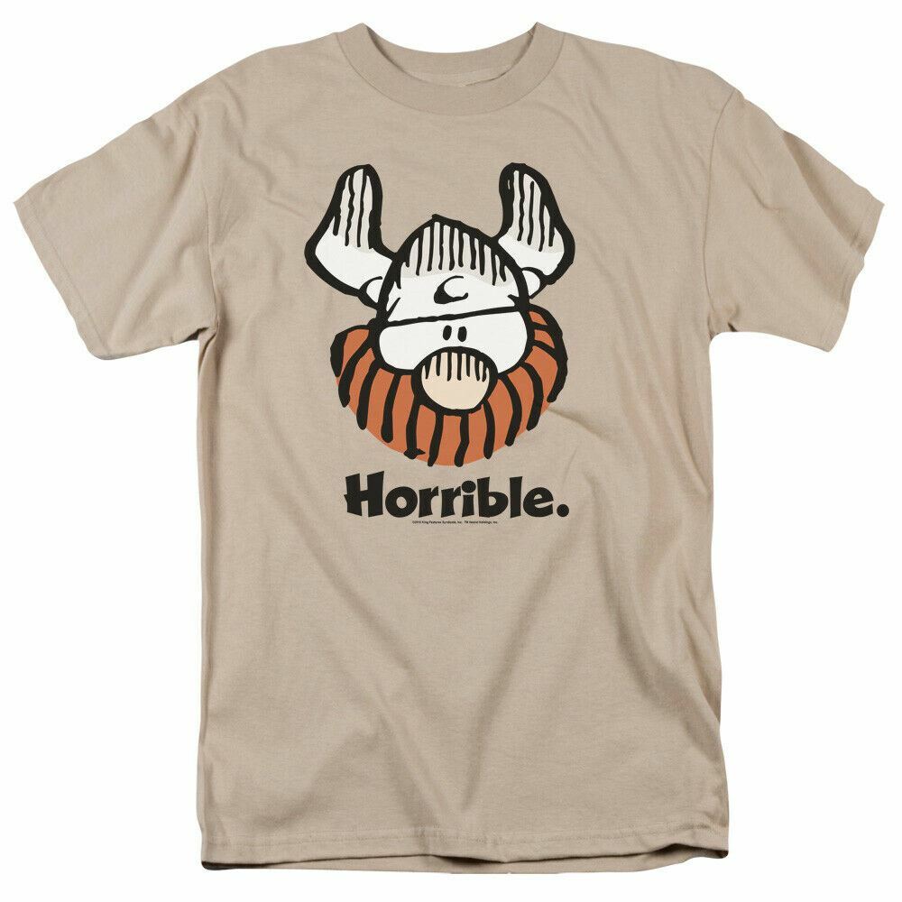 26 Hagar The Horrible Horrible T Shirt Mens Licensed Comic Strip Tee Sand Unisex T-Shirt M