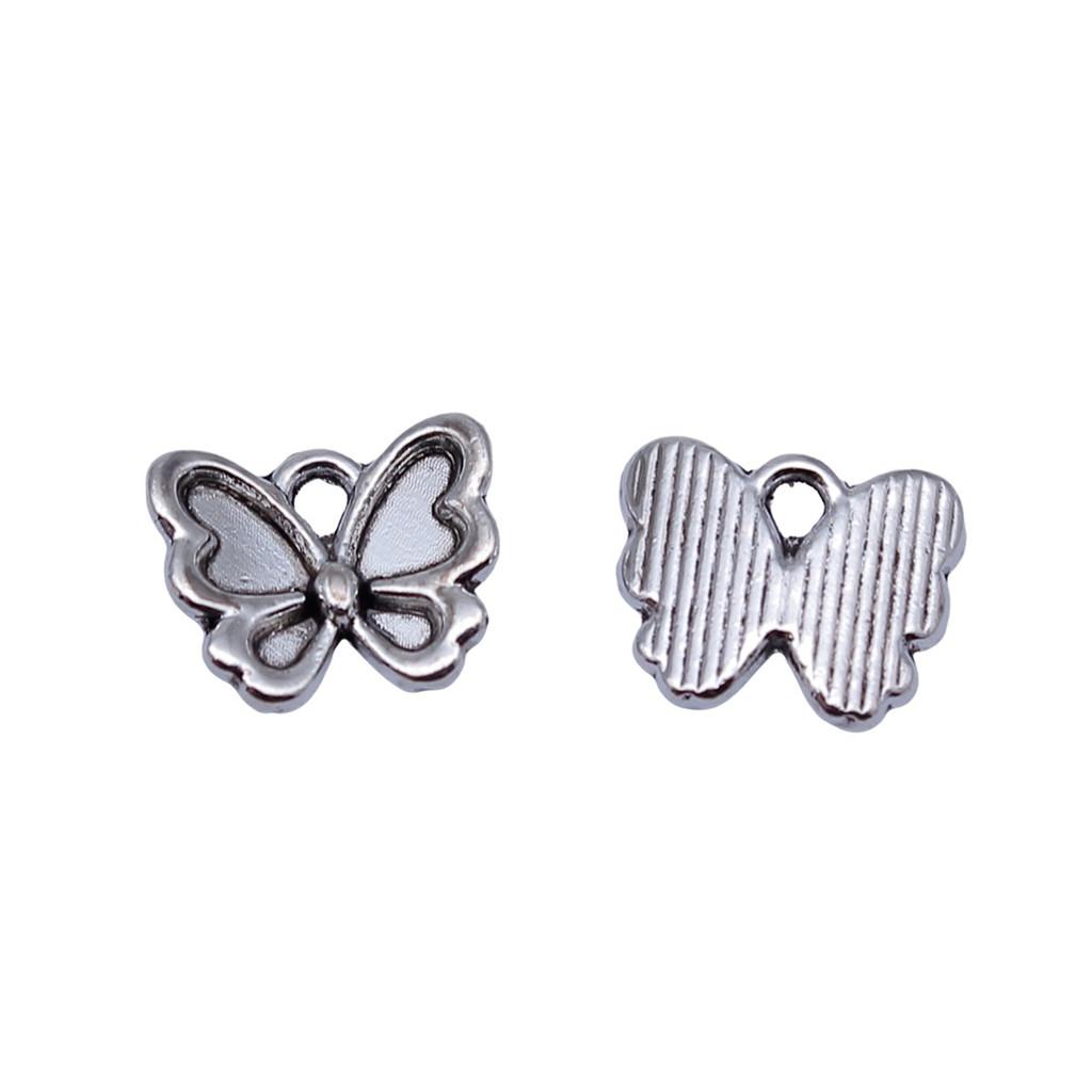 Butterfly Charms Simple Pendants For Minimalist DIY Jewelry Making