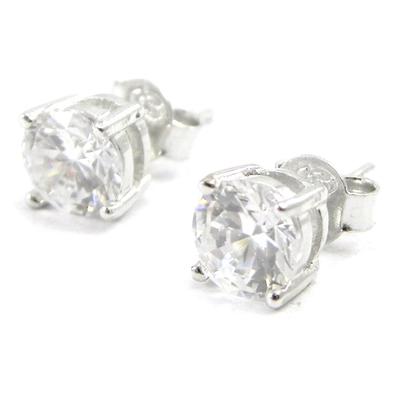 [I3947] - BO Silver 'Essentiel' White (rhodium-plated) - 6 Mm