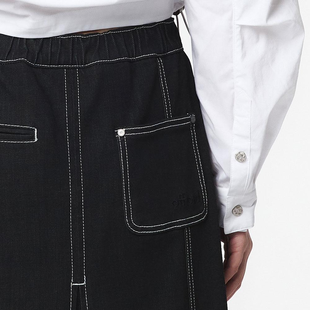OFFROAD Women'S Denim Skirt (Black)_5L42632