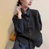Korean Simple Solid Color V-neck Single-breasted Knitted Vest New Fashion Temperament Versatile Stacked Knitted Top