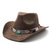 eBay Suede Top Hat Women's Bohemian Big Eave Hat Gentleman's Hat