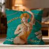 Hot IIce Spiceew Cushion Cover Soft Washable Pillow Case Multi-Scene for Couch Bed Travel Office Use