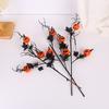 Maple Leaf Halloween Pumpkin Branch Realistic Pumpkin Stems  Happy Halloween Day