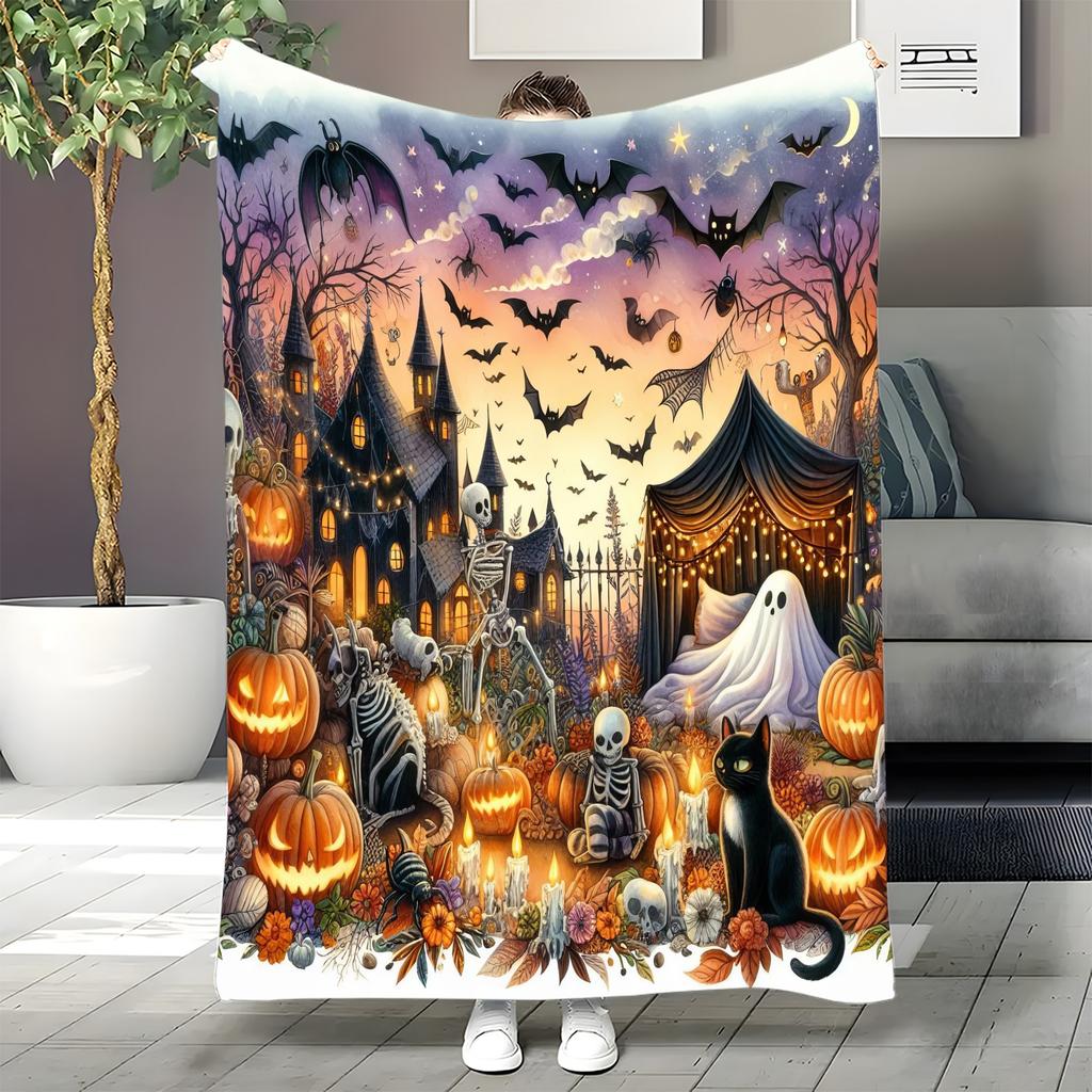 Halloween Print Blanket