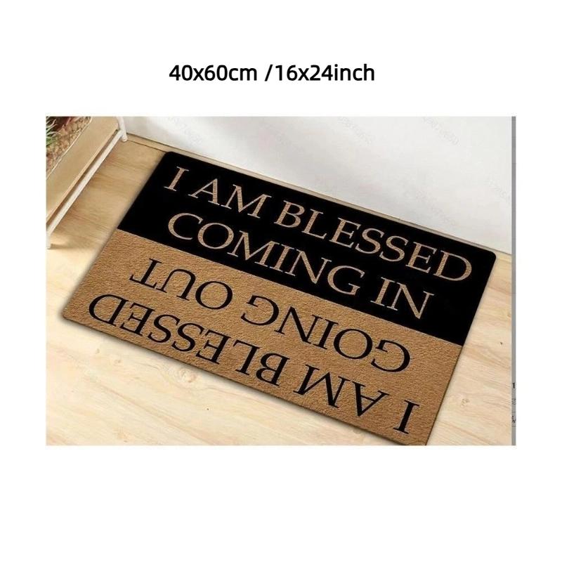 

1pc Halloween Non-Slip Door Mat - Spooky Cat Witch Design with Pumpkins, Bats & Ghosts/Witch for Halloween Party & Home Decor 40x60cm 16x24inch-E