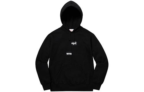 Herren Kapuzenpullover Supreme Comme Des Garcons Shirt Split Box Logo Kapuzenpullover M black