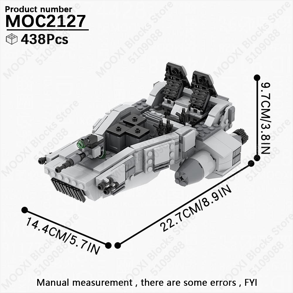 MOOXI Star Wars Mech Veicolo Cannone Carro Armato Armi Nave da Trasporto Soldati Modello Mattoncini Fai da Te Blocchi da Costruzione Assemblati Giocattolo per Bambini