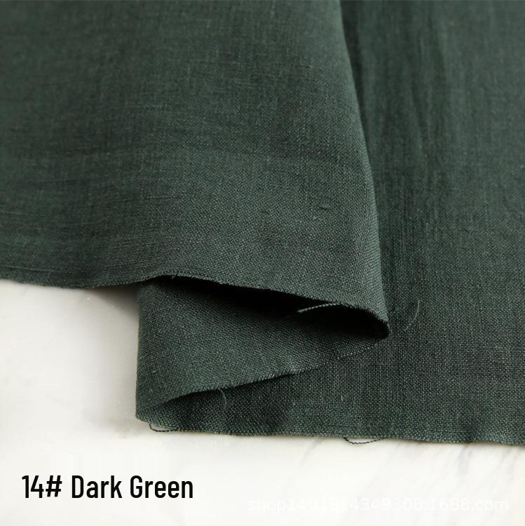 High-Quality Sand Washed Linen-Cotton Fabric for Summer Dresses & Pants