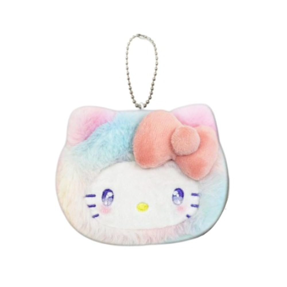 

Hatayama Shoji Mini Face Pouch Rainbow Hello Kitty H8 x W11 x D3cm 63202547