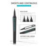 QIC Membrane Blue Eye Pen Fast Dry Black Holding Makeup, Waterproof Sweat Eyeliner