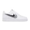 Air Force 1 Low '07 Swoosh Vernice Spray Bianco Nero Grigio