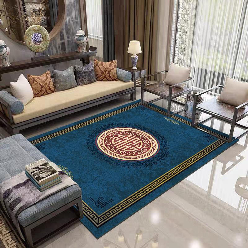 Chinese-style Carpet Living Room Modern Decoration Bedroom Non-slip Sofa Tea Table Carpet Area Rug Large Floor Mat Lounge Rug