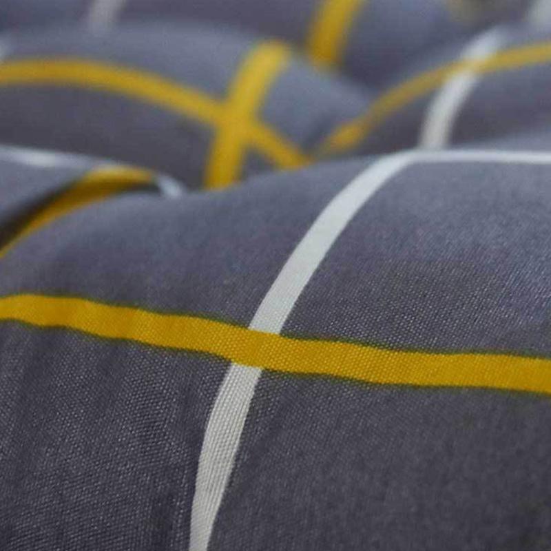 1PC Ultra Weiche Leinen Stuhl Kissen Sitzkissen Sitz Pad Mit Krawatten Auto Sitz Matte Dicke Wohnzimmer