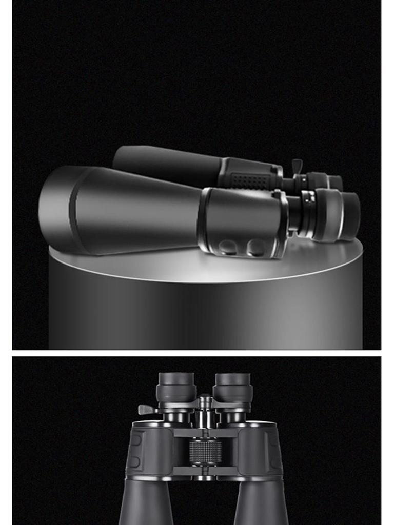 HD 10-30x60 Zoom Binoculars with Large Objective Lens for High Magnification Outdoor Viewing