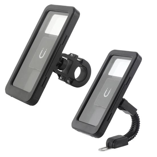 Magnetic Bike Phone Holder with Waterproof Design Touch Screen Friendly Stable Mount for
