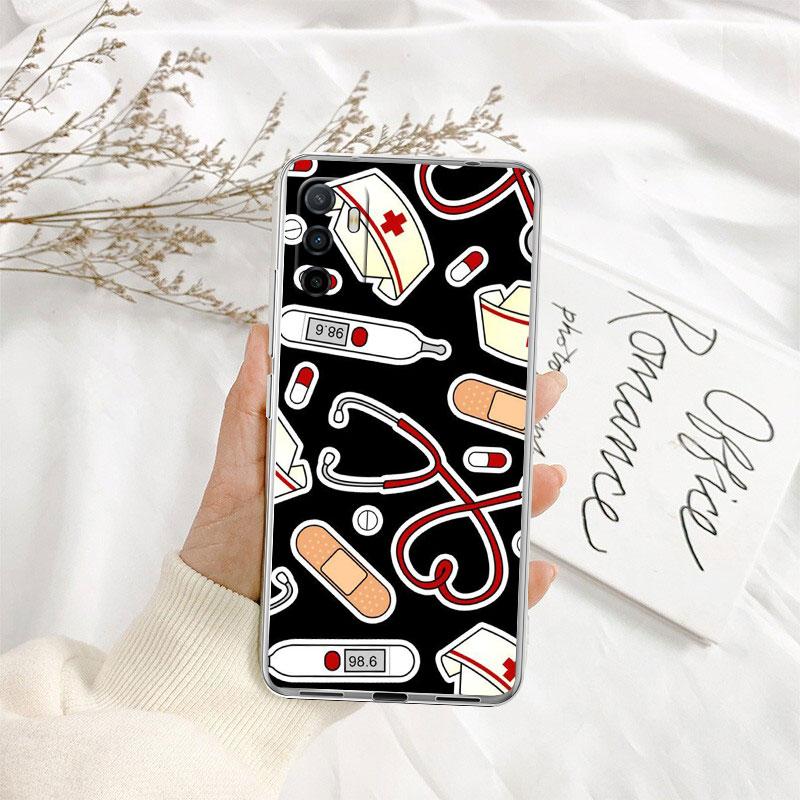 Doctor Nurse Transparent Phone Case for Motorola Moto Edge 20 30 40 50 S30 Fusion Ultra Pro Neo Lite + G200 G23