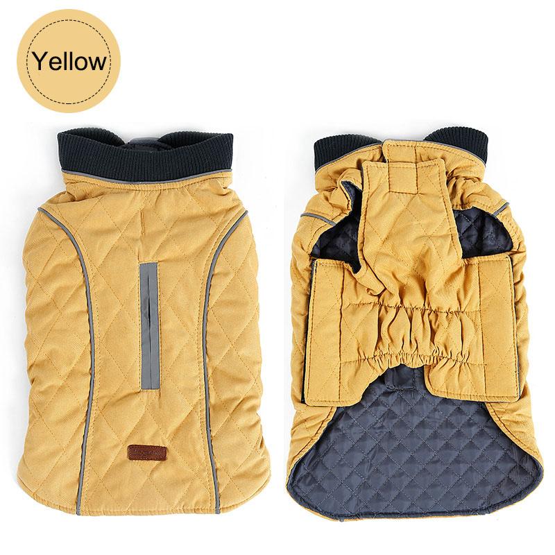 Winter Thickened Warm Dog Clothes Fitted Clothing Reflective Vest Pet Clothes Dog Jacket Dog Coats Pet Clothes Ropa Para Perros