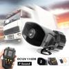 Car Horn Loud Multipurpose Speaker Police Siren Air Horn Megaphone Alarm Emergency Motorcycle 12V 100W Multi-tone Claxon Horns