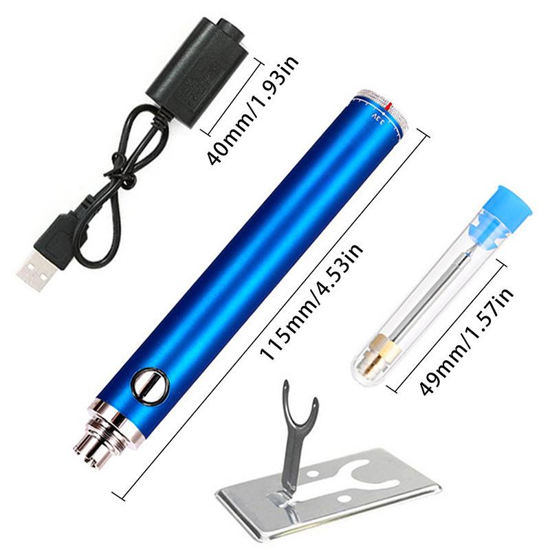 Wireless Charging Soldering Irons, Portable Microelectronics Repair Hand Tool, USB 5V Rechargeable Welding Tools, 4 Colors