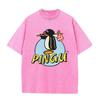 Stay Positive Printing Washed Retro Snow Womens T-Shirt Cotton Loose Tees Cotton Oversize Streetwear Breathable Tshirt Couple