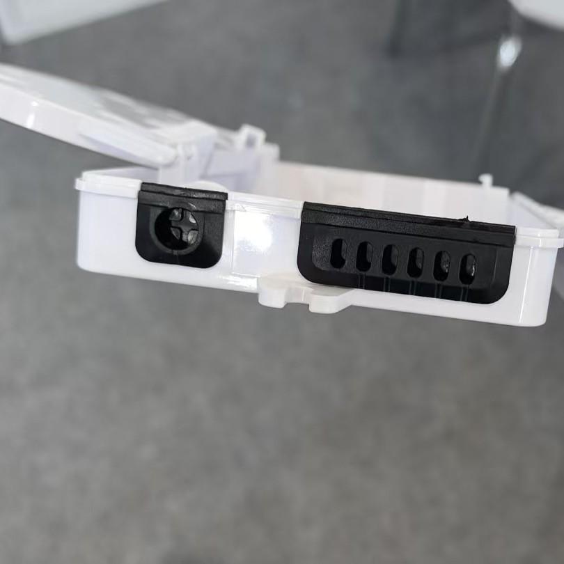 6-Core Fiber Optic Cable Distribution Box - Indoor/Outdoor Waterproof Wall-Mounted Home Entry Equipment