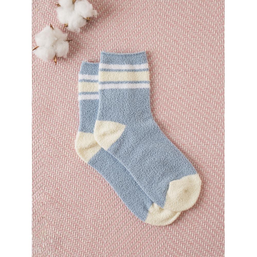 

Monfoot Women S Two Tone Color Sleep SockS
