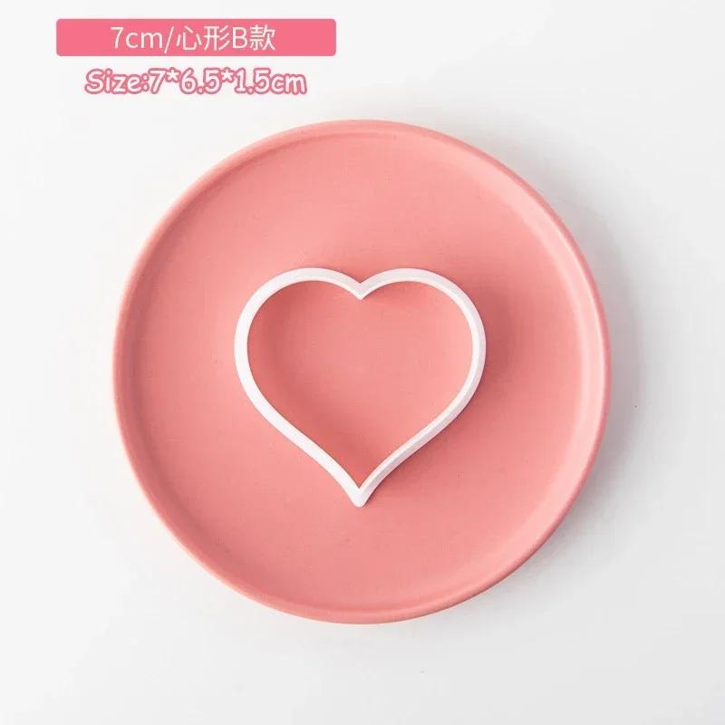 Mini Geometrische Herzform Keksform Valentinstag Liebesherz Ausstechform Fondant Ausstecher Kuchen Dekorieren Backwerkzeug