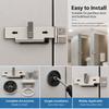 Secure Door Lock Indicator Stainless Steel Privacy Door Indicator Lock  Public Toilet