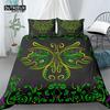 Chic Sun And Moon Duvet Cover 3D Floral Comforter Cover Bohemia Psychedelic Butterfly Bedding Set King Full For Kids Boys Girls