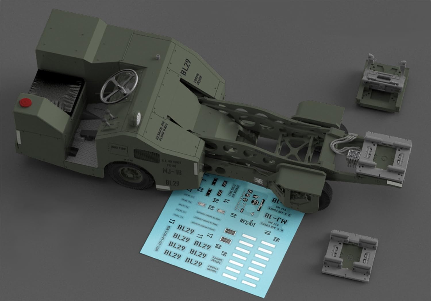 

Reskit Bomb Loader 3D Printer Полный комплект 1/48 MJ-1B RSKS48-0003