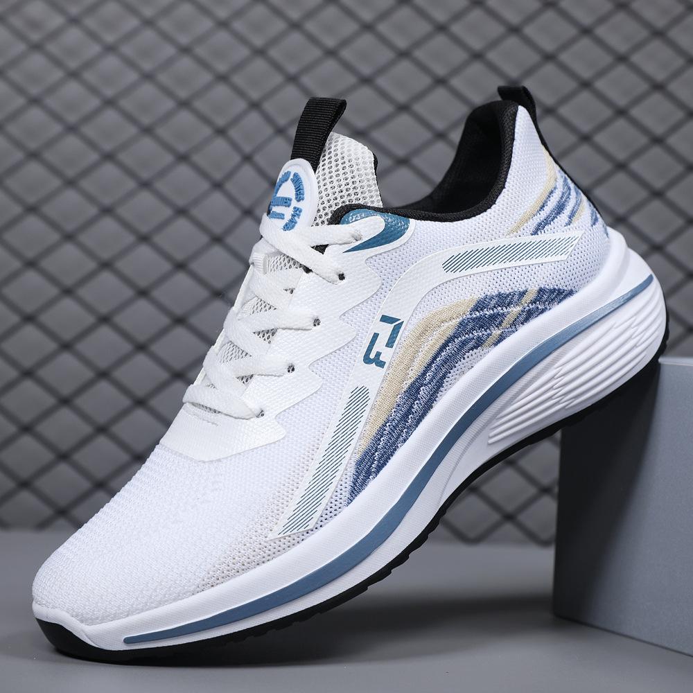 Summer casual flying woven surface breathable shoes walking shoes fitness shoes breathable increase 39