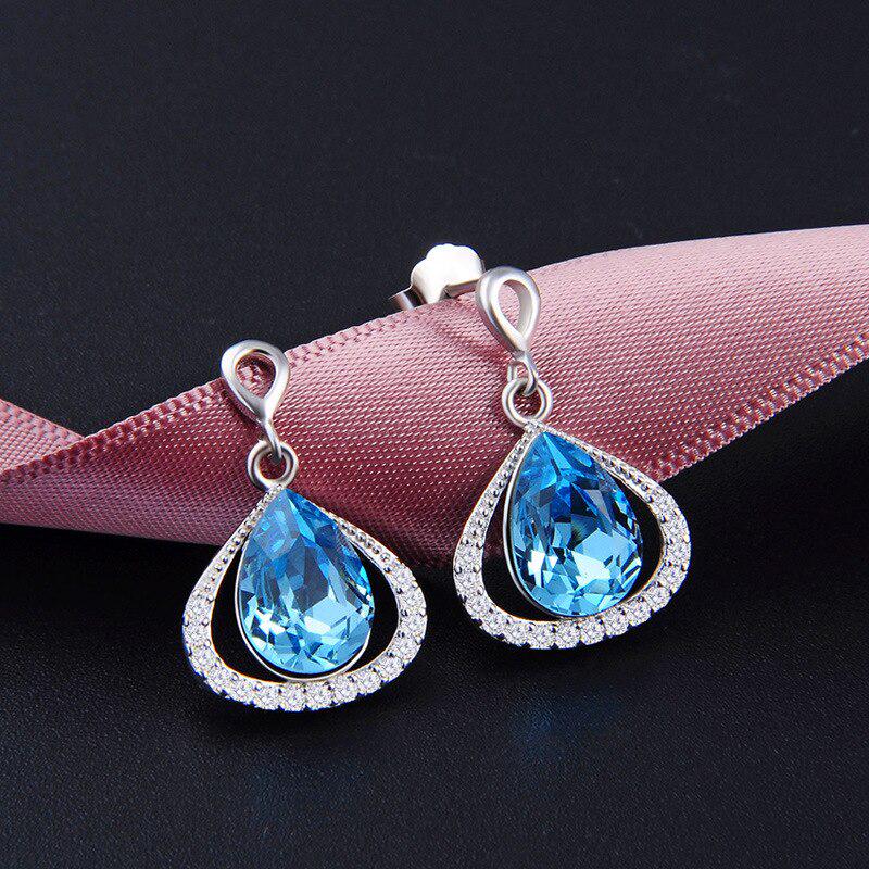 Pendientes Tancise de Plata de Ley 925 con circonita, pendientes colgantes para mujer, regalos de fiesta de boda