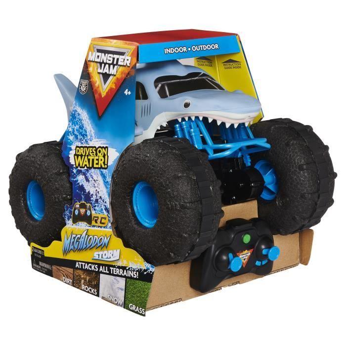 MONSTER JAM RC - MEGALODON STORM - ECHELLE 1:15 - 6056227 - Voiture Véhicule radiocommandée