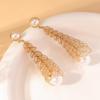 2PC Women's Fashion Hollow Design Earrings Zircon Accessories Suitable for Date, Party, Festival Gifts-1165
