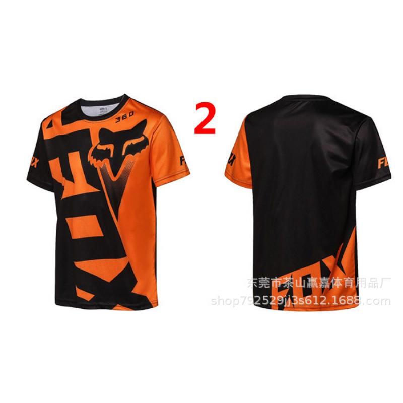Herren Kurzarm-Motorrad-Fahrradtrikot Schnelltrocknend Offroad-Radfahren Disc-Sportarten