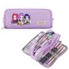 Korean Style Multi-functional Demon Hunter Pencil Case for Students - Three-Layer Oxford Cloth Stationery Box