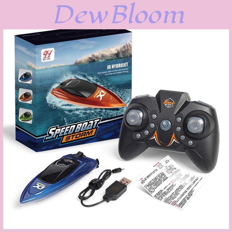 Kids Mini Rc Boat With Handheld Remote And Plastic Construction For Water Fun