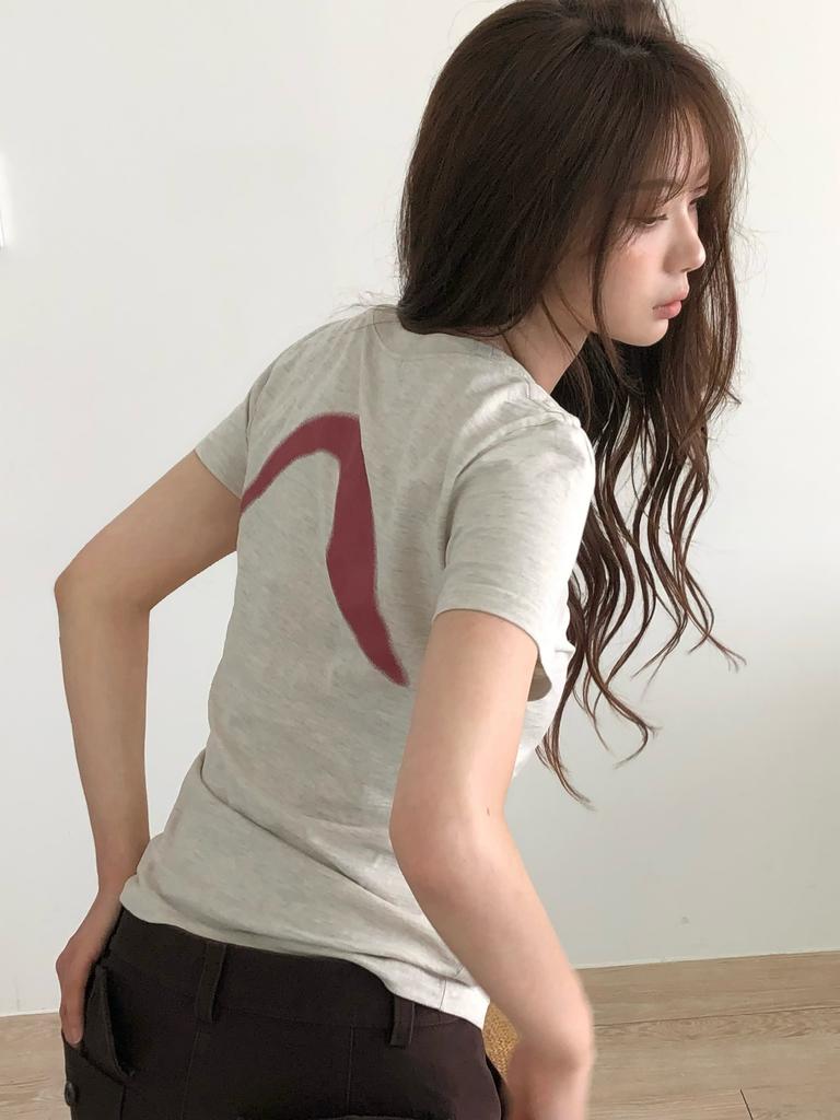 Jelosi (W)Zrs Spray Logo Tee (Oatmeal)
