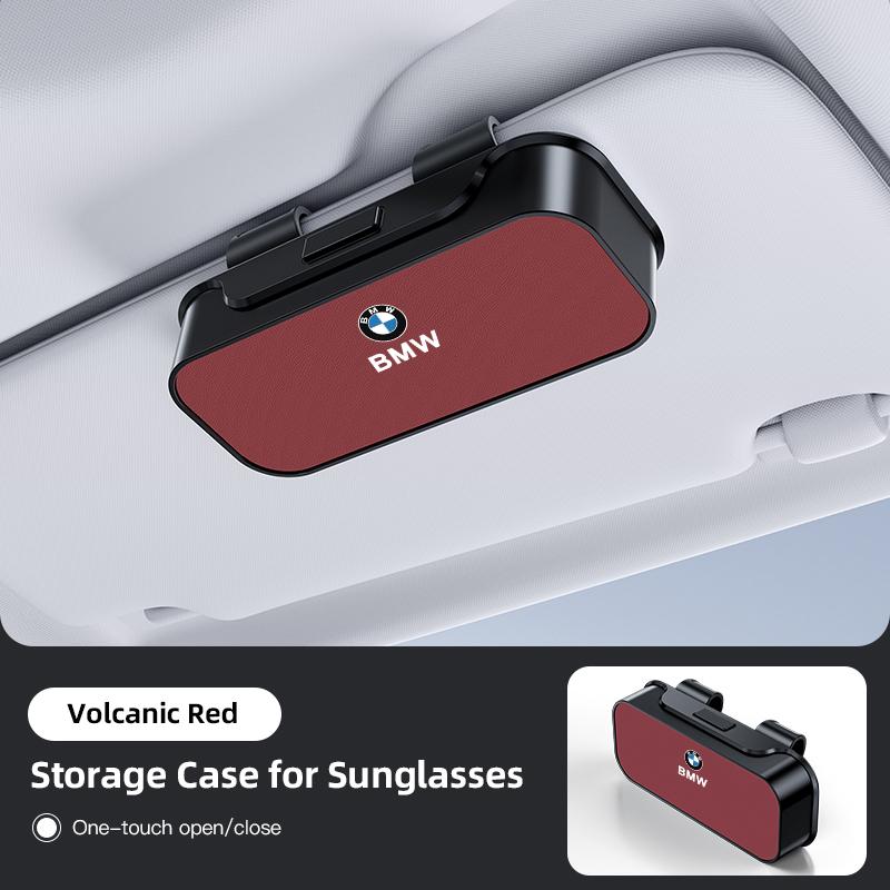 Car Visor Sunglasses Glasses Case Box Accessories For BMW E90 G80 M3 G30 M5 F82 F83 F20 F21 G42 F95 F96 G06 G07 M2 M4 M8 G14 G15