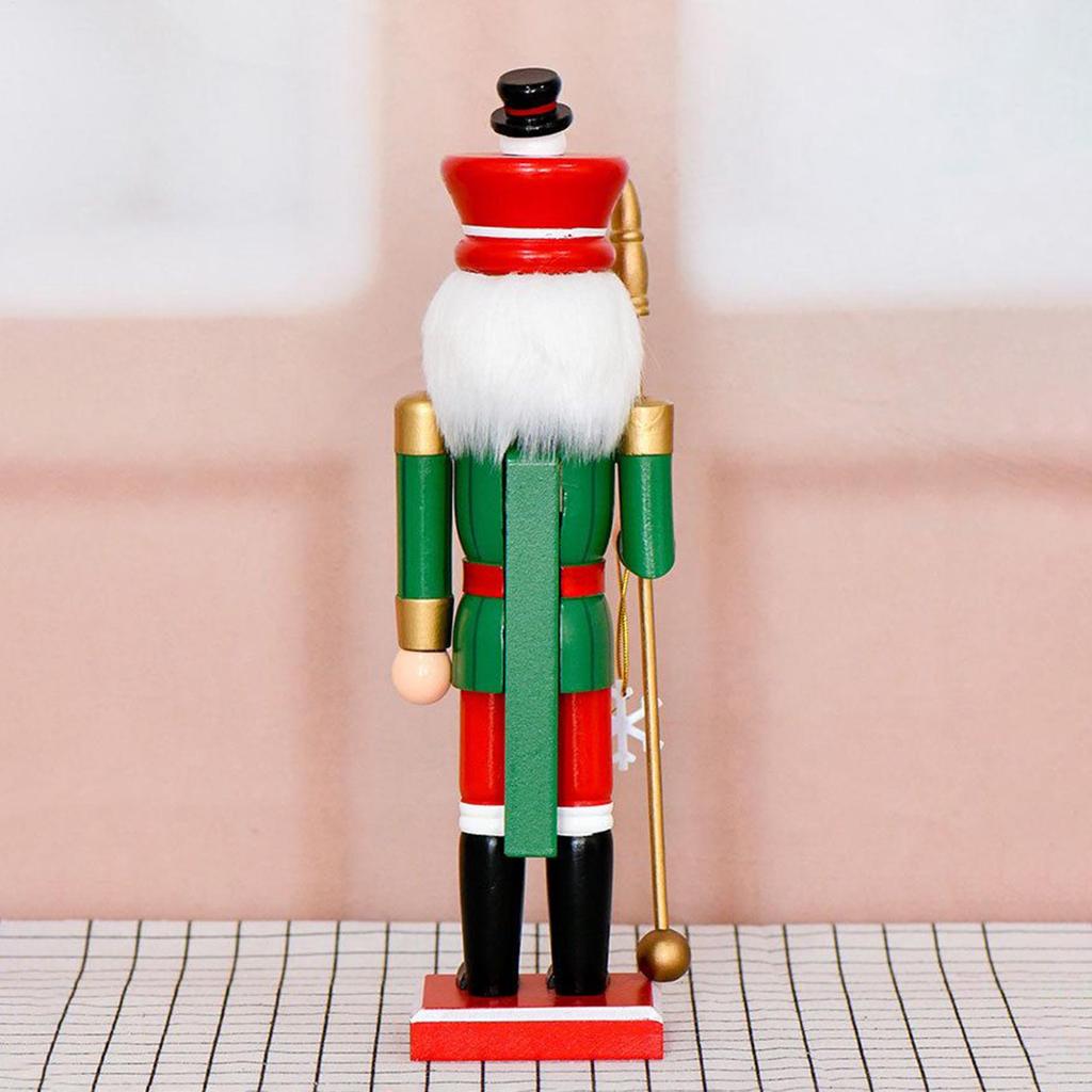 Nutcracker Figures 14 Inch Wooden Nutcracker Soldier Wooden Traditional Holiday Ornaments For Christmas Bookshelf Desktop Mantel
