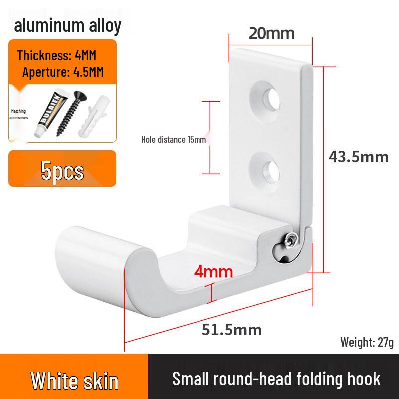 

Rongyu Space Aluminum Folding Wall Hooks