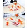 2Pcs Silicone Keychain Pendant Mold 3D Goldfish Silicone Keychain Mold Jewelry Pendant Resin Epoxy Mold Casting DIY