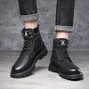 2025 Vinter Martin Stövlar Herr Höga Brittisk Stil ins Mellanhöga Trendiga Skor Verktygsstövlar Långa Stövlar Mångsidiga