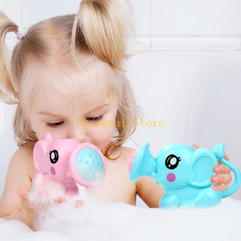 E7Ce Water For Play Toy Mini Elephant Bath Toy Baby Bathing Toy Cartoon Watering Pot Shower Toy Interactive Infant Sand Pool