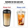 Thermo Cafe Car Thermos Mug for Tea Water Coffee Leak_Proof Travel Thermo Cup Coffee Mug 380/510ML Double Stainless Steel