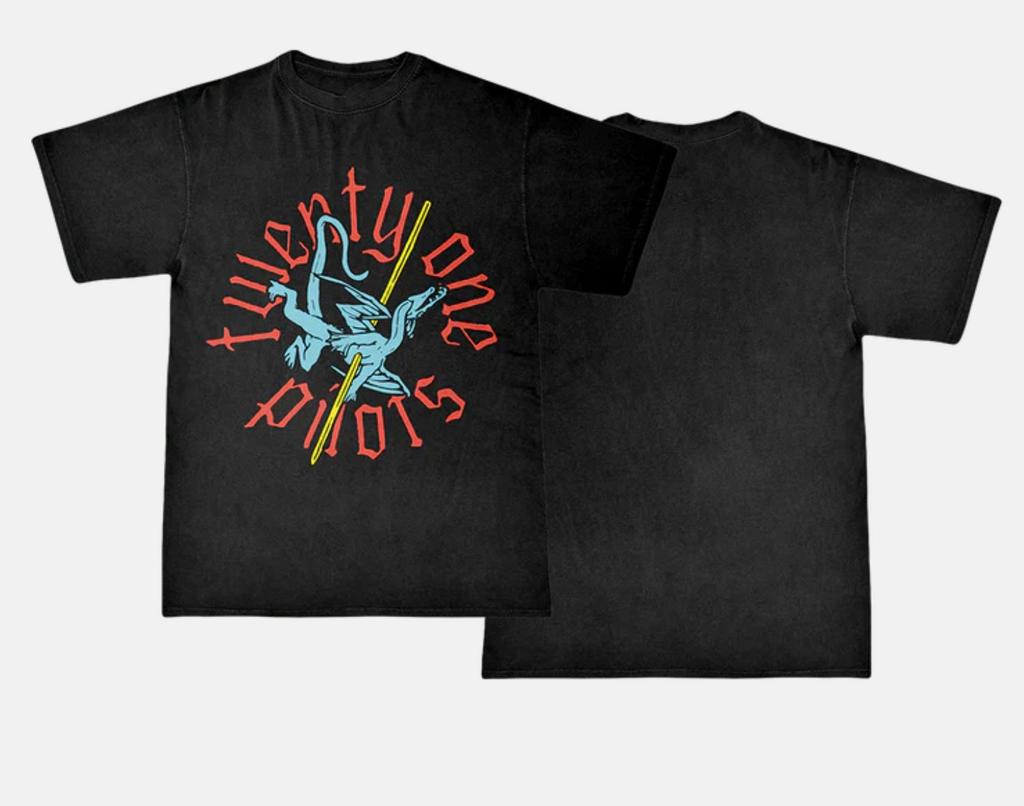 Twenty One Pilots Gerahmtes Premium Garment Dye T-Shirt Streetwear T-Shirt Mode T-Shirts Herren Damen Bekleidung Grafik T-Shirts