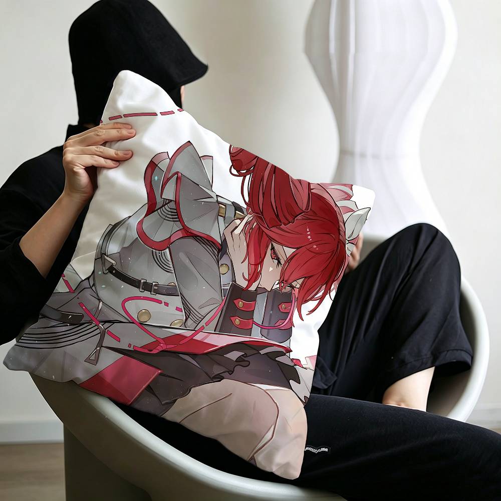 Popular Virtual Singer Kasane Teto Anime Pillow Gift Home Office Decoration Bedroom Sofa Car Cushion Cover case x
