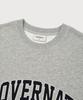 COVERNAT Arch Logo Sweatshirt Melange Gray